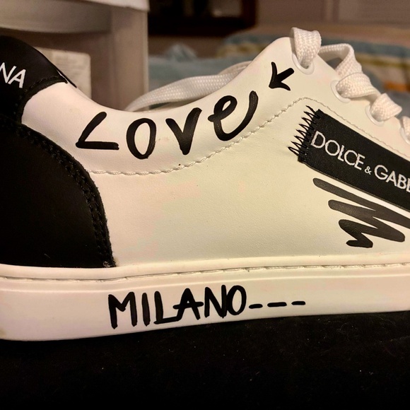 Dolce Gabanna women's/ youth leather sneakers